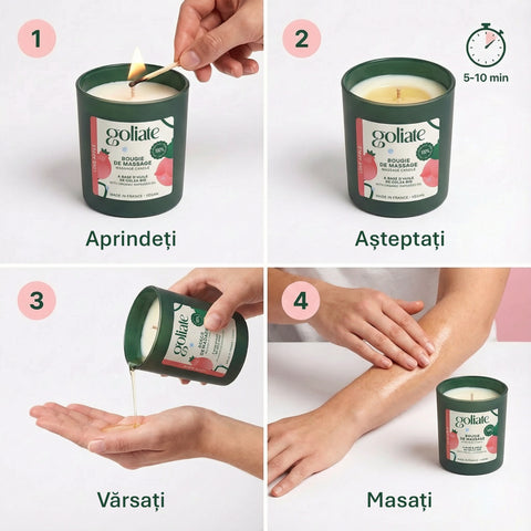 LUMÂNARE PENTRU MASAJ - O EXPERIENȚĂ SENZORIALĂ COMPLEXĂ