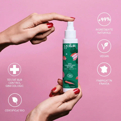 Lubrifiant intim bio pe bază de apă, vegan, fabricat în Franța | Goliate