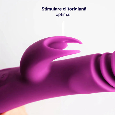 Milo – Vibrator telescopic cu încălzire