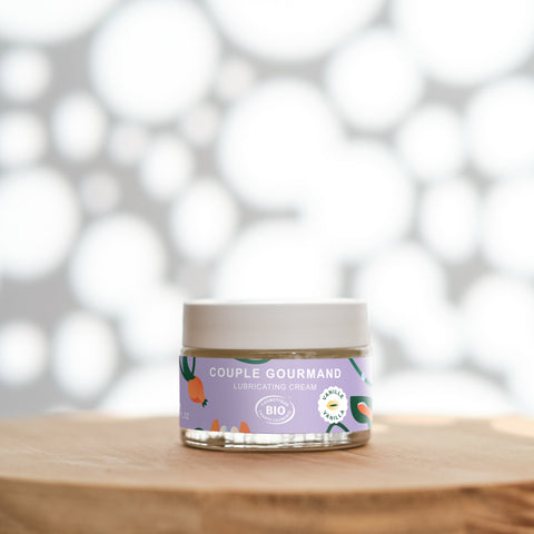 Cremă/Ulei de masaj comestibil și lubrifiant intim bio 2 în 1 | Goliate