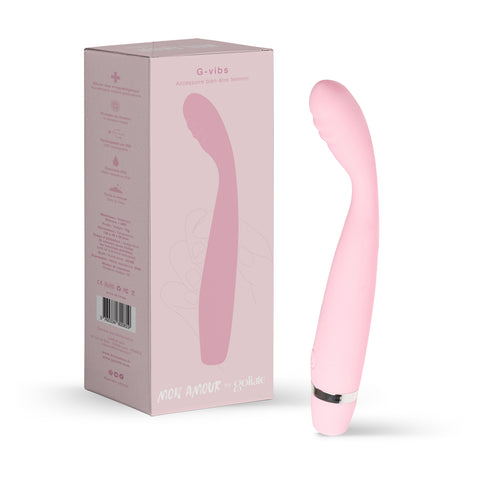 Vibrator G-Vibs pentru Femei - Mon Amour| 10 Moduri Intense de Vibrație | Design Ergonomic pentru Stimularea Punctului G