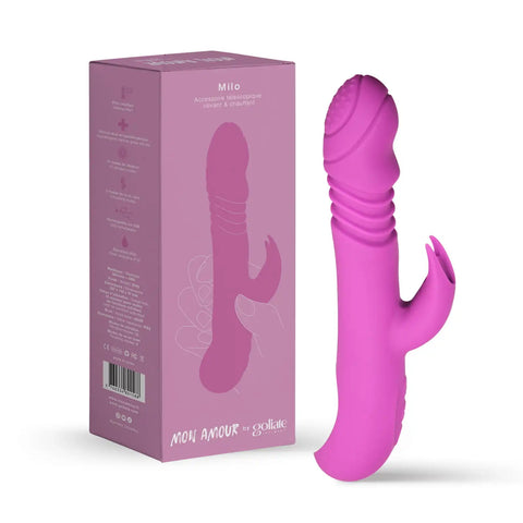 Milo – Vibrator telescopic cu încălzire